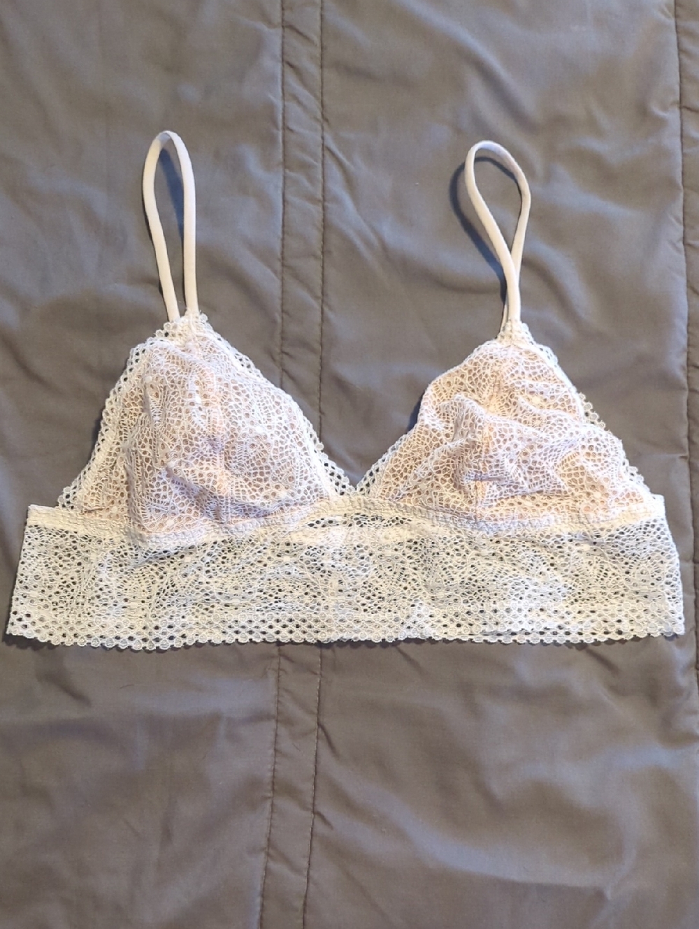 Victoria's Secret Lace Bralette - Cream White